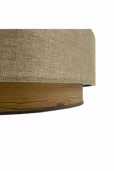 Rattan Kumbeji Wooden Pattern Chandelier