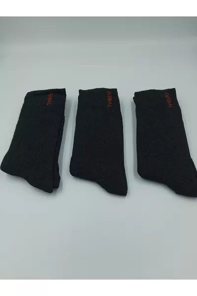3 Paar Thermo-Wollsocken - Grad Beständig, Geruchsneutral, Hält Warm