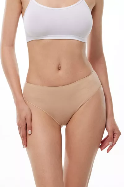 حزمة من 6 سراويل داخلية نسائية ضيقة من القطن المودال، موديل 