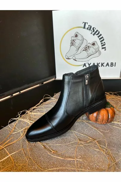 Taşpınar % Pelle Uomo Casual Inverno Comodi Stivali Classici 