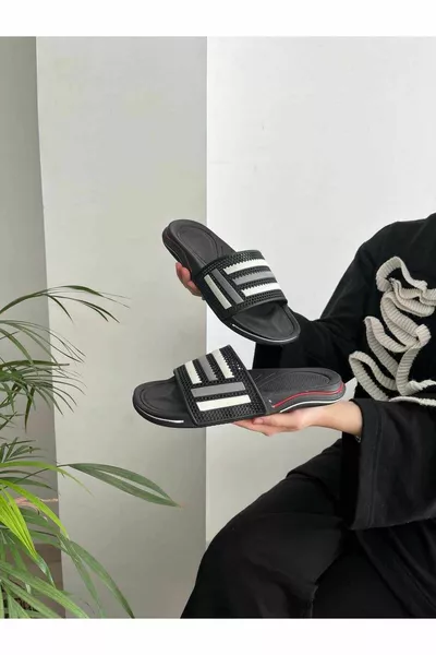 Heren Luxe Design Cottage Antislip Zool Zwembad Zee Tuin Badkamer Militaire Slippers