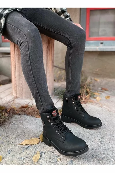 تريل هالي موتور أحذية بريدية للجنسين أسود