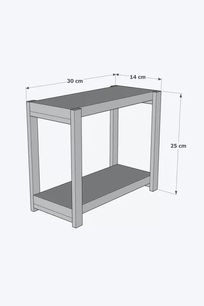 Kitchen Shelf Pine Countertop Shelf Coffee Corner Shelf Bathroom Shelf Spice Rack