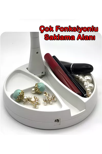 Magnifying Lighted Makeup Mirror, Lighted Makeup Mirror, x Magnification LED Lighted Travel Mirror,