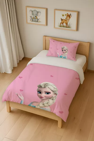 Elsa Patterned Duvet Cover Set