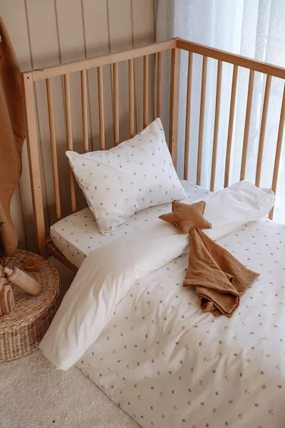 Baby Size Duvet Cover Set () | Daisy Leaves