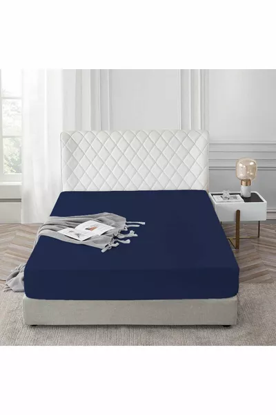 Elastisch 100% Katoen Jersey Hoeslaken x Kingsize