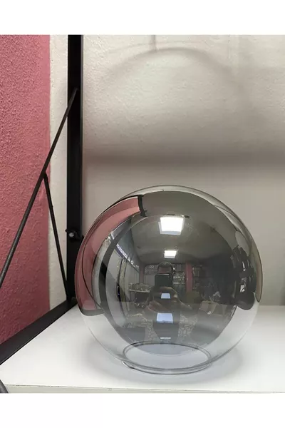 Подвесная люстра из дымчатого стекла Glop