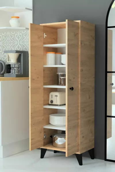 Venetië 6-laags Badkamerkast (Pijnboom-Pijnboom)