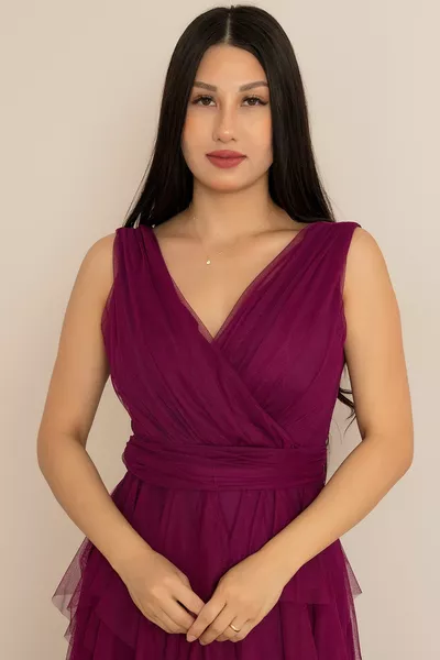  مزدوج الصدر تكدرت مساء اللباس