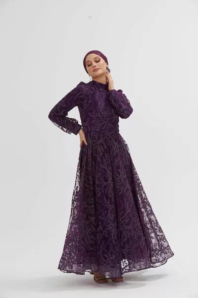 Glitzer Spitze Abendkleider