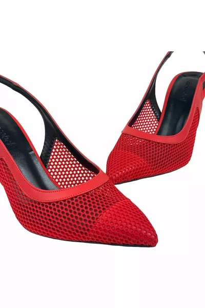 Onl Yabv Red Mesh Детайлни летни обувки Сандали Lucest New