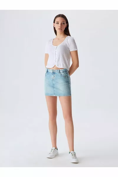 تنورة أدريا ميني جينز