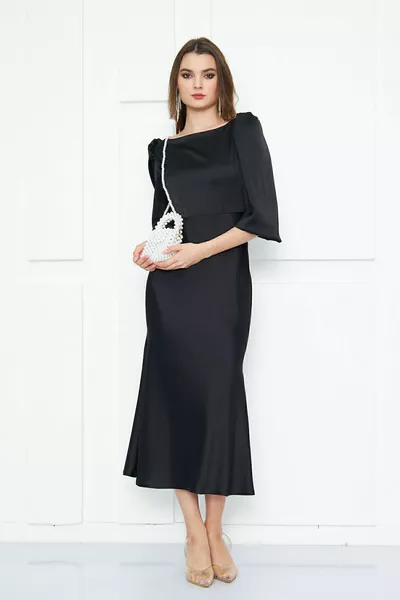 OLESYA Satin-Maxikleid für Jungen