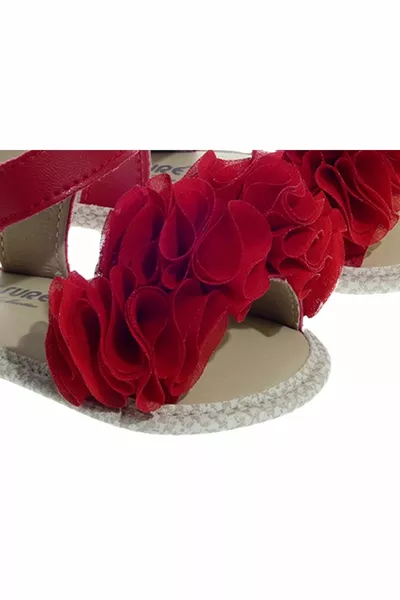 Baby Girl Booties Red