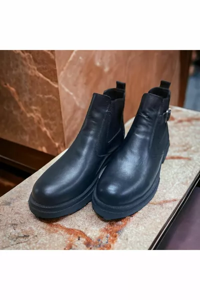 Echt lederen heren Chelsea Boots