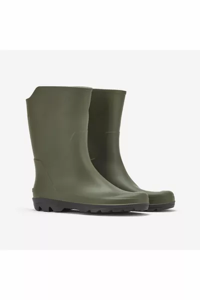 أحذية قصيرة المطر للرجال - أخضر - الصيد ومراقبة الطبيعة - أرض 