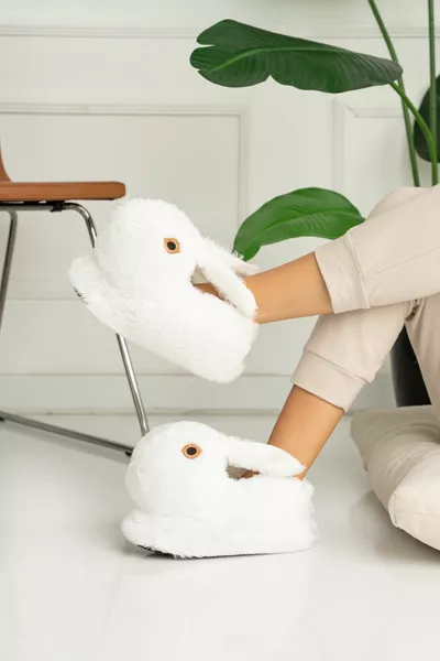 أفخم للجنسين الأرنب باندوف البيت الأحذية