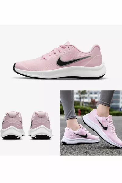 ستار رانر 3 (GS) حذاء جري نسائي -وردي