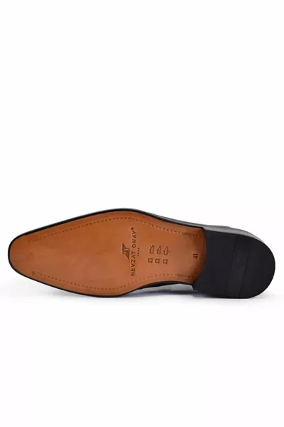 Nevzat Onay  Noc Мужская классическая кожаная обувь ЛАКИРОВАННАЯ КОЖА-ЧЕРНЫЙ