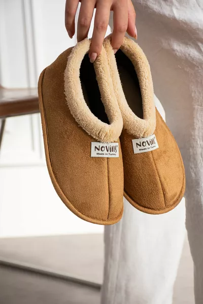 Унисекс мека плюшена домашна понтофу лека удобна подметка Home Çemesi Топла подплата