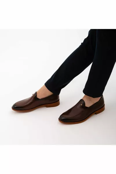 Loafers van echt leer voor heren   K Erk Ayk 