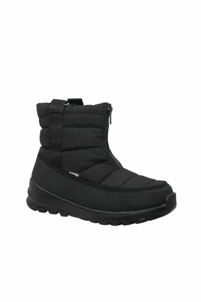 Ts أحذية شتوية سوداء محكمة الإغلاق