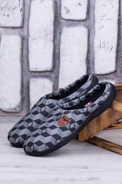 Gezr Winter Fuzzy House Slippers Herren Hausschuhe