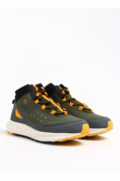 Kaki outdoorlaarzen voor heren _V-Mich Zone herenlaarzen