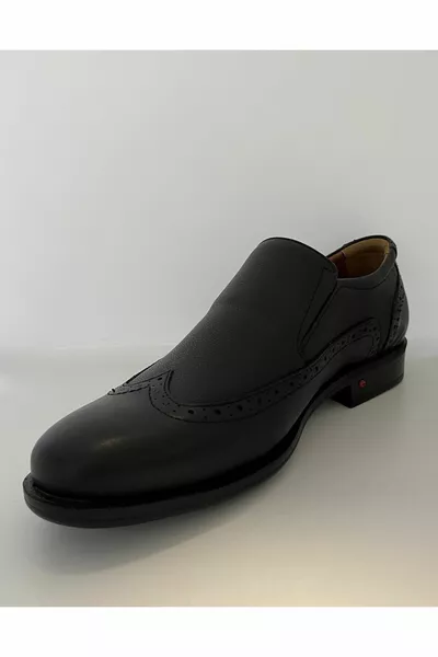 Ортопедични мъжки обувки от естествена кожа