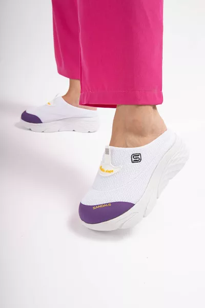 Damen Polsterung Sohle Orthopädisches Netz Sabo Arzt Krankenschwester Krankenhaus Koch Hausschuhe  Weiß