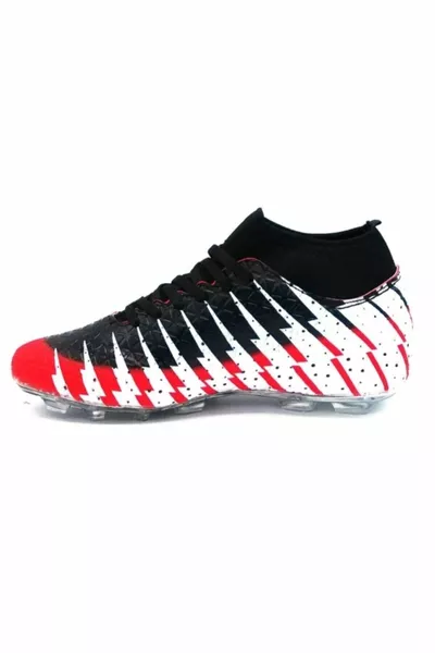 الرقبة الحمراء (الجوارب) أحذية كرة القدم