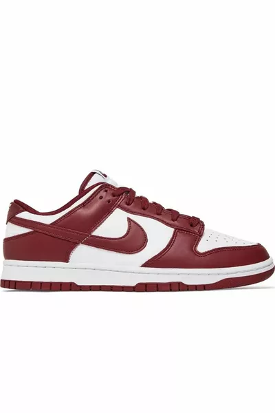 Dunk Low Retro Sneaker Бордо-бели унисекс ежедневни маратонки