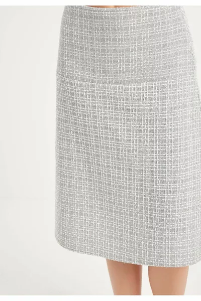Midi Tweed Rok