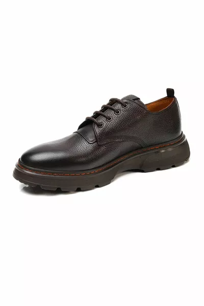 Scarpe Oxford in vera pelle marrone da uomo 