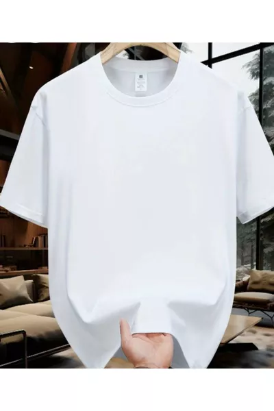 Unisex White Oversized T-Shirt