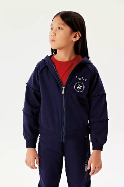 BG Store Kız Çocuk Lacivert Eşofman Üstü