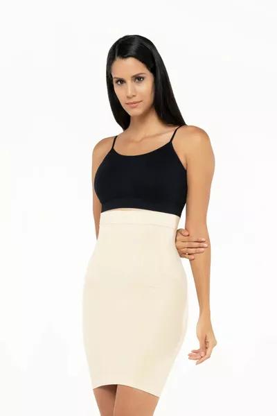 كورسيه تنحيف الجسم بدون خياطة مع تنورة 