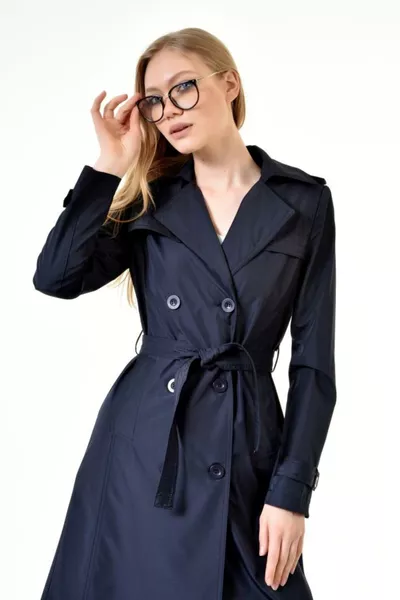 Medium Size Women's Lined Trench Coat