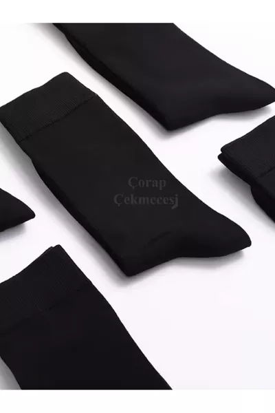 Klasik Çorap Modeli 'li Paket Siyah