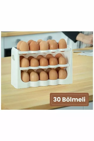 Organizer per frigorifero a 3 ripiani per  uova