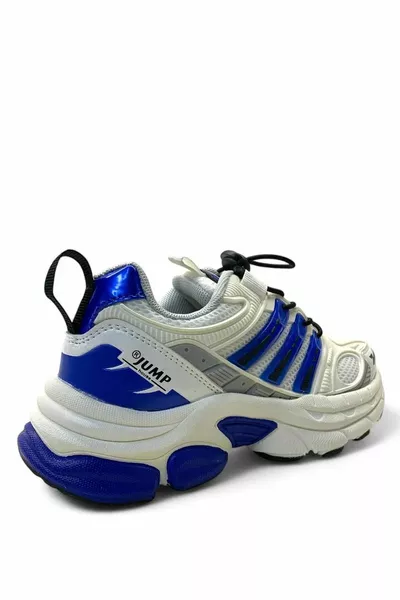 Baskets Garçon Blanc/Bleu Marine f