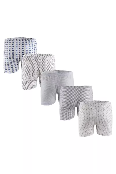 Printed Men's Boxer 5 pieces