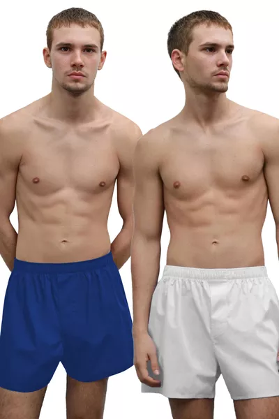 Boxer Erkek, 5'li "karışık" Boxer Set, %  Pamuklu Poplin Kumaş Boxer, Canlı Renkler, 5 Adet
