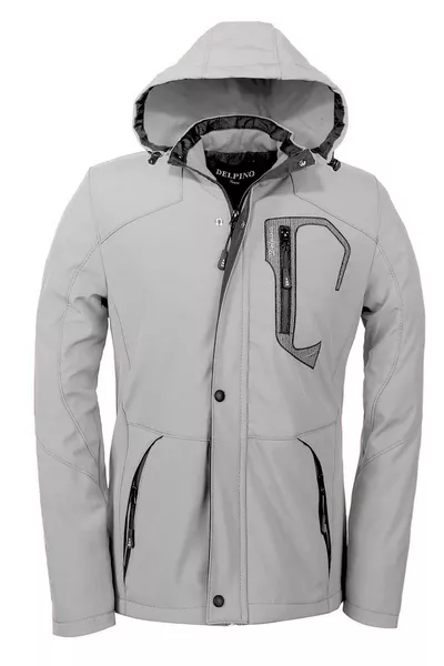 معطف رجالي من الصوف الصناعي مقاوم للماء والرياح