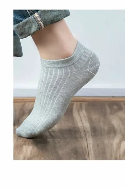 5 Li Derbili Unisex Spor Kadin Erkek 4 Renk Patik Çorap