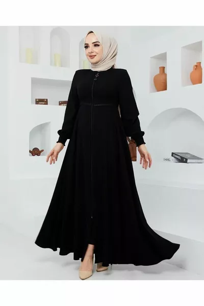 Taillendetail Mevlana Abaya Gummi Sleeve Sommer Aerobin