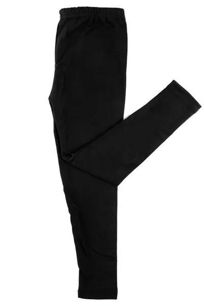 Kids Black Long Viscose Brushed Bottom Thermal Wear & Undergarment