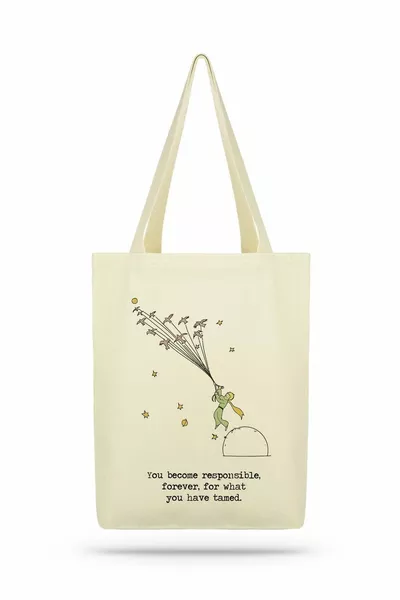 Pakket Vogel Kleine Prins Canvas Stof Tote Bag