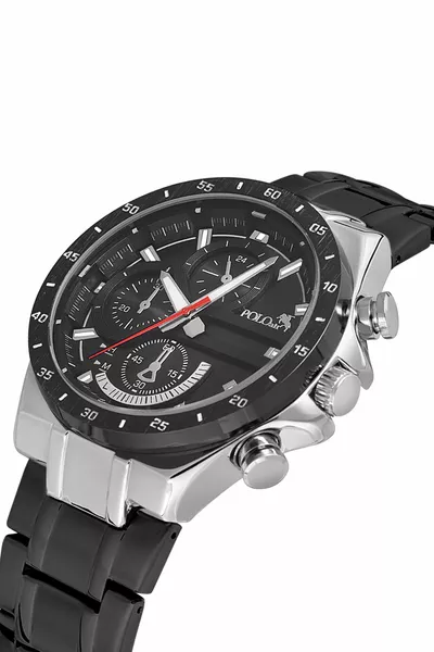 Montre Bracelet Homme Ensemble Portefeuille Porte-Carte Ceinture Parfum Cadeau Combinaison Noir 